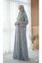 Floral Printed Namazi/Islamic prayer Dress with Integrated Matching Khimar - 3
