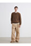 Nevavm Oval Collar Men's Knitwear Sweater with a Difference - 2