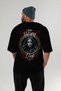 Viking Mythology 10 Back Printed Black Oversize T-Shirt Men Women Cotton Crew Neck T-Shirt - 5