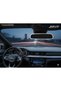 Rearview Mirror Protective Frame - Decorative Silicone Mirror Cover for Car Interior - White - - 2