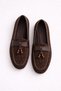 Women's Stoned Tasseled Stone Detailed Ballerina Casual Shoes - 4