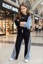 Denim Garni̇li̇-Children's Festive Black Jeans Set-Perfect Embroidered Brother and Sister Combination - 2
