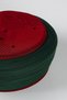 Children's Prayer Scarf - Green Fabric - Burgundy Skullcap - Plain Wrap - Nâli Şerif - 6 Meters (Züabeli) - 3