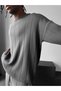 Men's Half Oversize Knitwear Shorts T-Shirt Set Striped Knitted Crew Neck Summer Top and Bottom Set