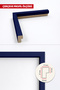 Thick Blue Framed Poster Frame, Blank Frame, Thick Frame Blue-Thick - 5