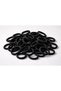 40-Piece Black Hair Ties — 40 Pieces Black Hair Clips-Horsetail Clips