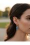 Murano Glass Bow Figure Pinterest Model Women's Earrings - 3