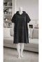 Hooded Towel Poncho Dark Navy Blue |   Unisex Bath, Sea and Beach Poncho with Pockets - 3