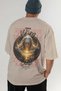 Viking Mythology 15 Back Printed Beige Oversize T-Shirt Men Women Cotton Crew Neck T-Shirt - 6
