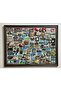Magnetic Board 60X80 cm Acikahve Gold Framed