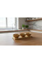 Wooden Bamboo Serving Bowl Set - 3-Piece Presentation Tray, Sauce Bowl, Snack Bowl - 2
