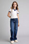 Slim Fit Polo Collar Printed T-Shirt Girls G1001A826Sm - 2