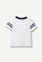 100% Cotton Oversized Polo T-Shirt for Baby Boy G7483A526Sm - 3