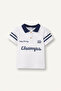 100% Cotton Oversized Polo T-Shirt for Baby Boy G7483A526Sm