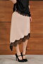 D 2951 Lace Asymmetric Skirt - 3