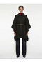 Oversized Cape Coat with Belt and Cashmere
