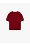Short Sleeve Crew Neck Basic Knitwear Sweater - 6