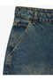 Regular Fit Normal Waist Cotton Skater Jean Trousers - 7