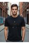 Airplane Printed Black Unisex T-Shirt 100% Cotton Oversize Aviation Themed T-Shirt - 2