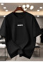 Brooklyn Printed Black Unisex T-Shirt 100% Cotton Oversize Streetwear - 2