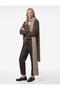 Cigarette Faux Leather Trousers with Elastic Waist and Side Pockets - 3