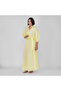 Butter Yellow Cotton Poplin Maxi Dress - 4