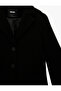 Long Sleeve Buttoned Pocketed Cashmere Jacket - 5
