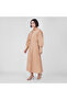 Brown Cotton Poplin Midi Shirt Dress - 3