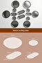 14-Piece 6-Person Traditional Metal Breakfast and Presentation Set Round and Kayak Plate Set - 8