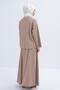 Peter Pan collar Piece Linen Skirt Set - 3