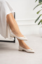Elmina Pearl Floral Timeless Elegance Trend Low Heel Shoes - 2