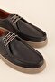 Men's Genuine Leather Casual Derby Shoes (Moc-Toe) Cz.102 Brown