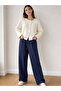 Design Loose Fit Relax Pants Women's Light Navy Blue - 2