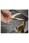 Bathroom Sink Faucet New Waterfall Model Matte Gold Color Imported with 7 Years Warranty - 2
