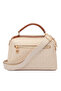 Beige Print Women's Handbag - S26Y1Pr09182-S7G - 3