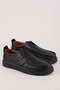 Men's Genuine Leather Casual Derby Shoes (Moc-Toe) Cz.102 Black - 2