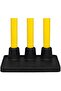 Plastic Cricket Stumps Set with Rubber Base, Multi color, 1602332 - 4