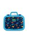Kids Navy Blue Dinosaur Patterned Stainless Steel Lunch Box 39213 - 5