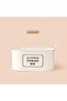 Organizer Basket with Bath Compartment - White - 4 Lt