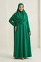 Practical Hijab Women's Prayer Dress M00802 Green - 2