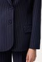 Çizgili Blazer Ceket - 2
