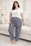 Large Size Women's Viscose Fabric Combed Cotton Battal Single Pajama Bottom 01 Gray - 2