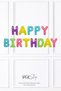 Multi-Colored Mix Happy Birthday Letter Balloons Birthday Balloon Set