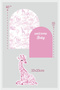 Safari Pink Giraffe Welcome Baby 3 Piece Tabletop Standing Board Set - 2