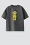 Boy's Cotton Crew Neck Printed T-Shirt - 2