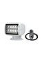 30W LED Marine Searchlight 180000cd 10-30V IP65 800m Remote White Black