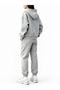 Hila Fashion Zip Printed Oversize Bottom Top Tracksuit Set Rubber Leg - 4