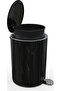 Primanova Lenox Pedal Trash Can Wc Brush Black Set of 2 - 4