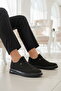 Black Nubuck Genuine Leather Men's Casual Shoes 117 m - 3