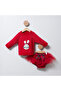 Rabbit Embroidered Tutu Shorts Two-Piece Set for Baby Girl